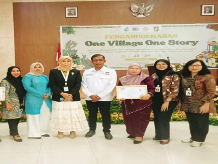 Desa Pulau Gadang Raih Penghargaan Terbaik “The Most Outstanding Cultural Story Pada Ajang OVOS 2025